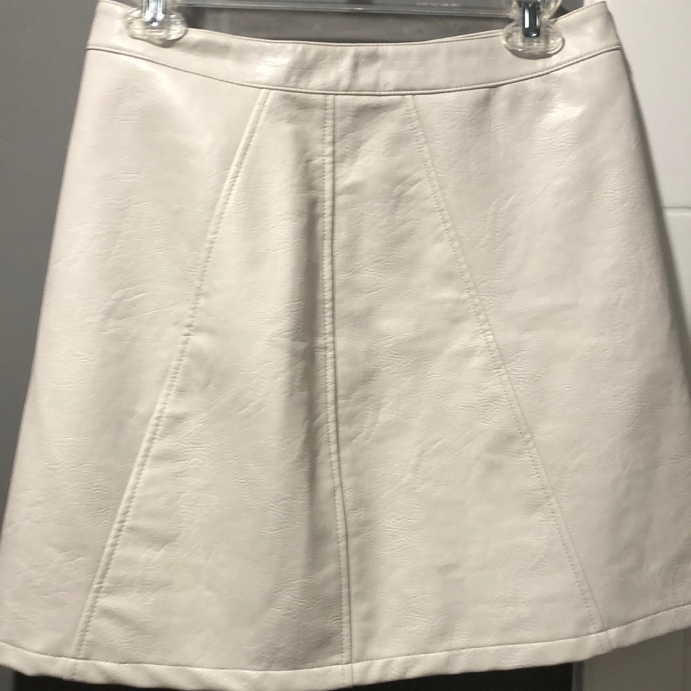 Zara basics vegan leather mini skirt. Size M